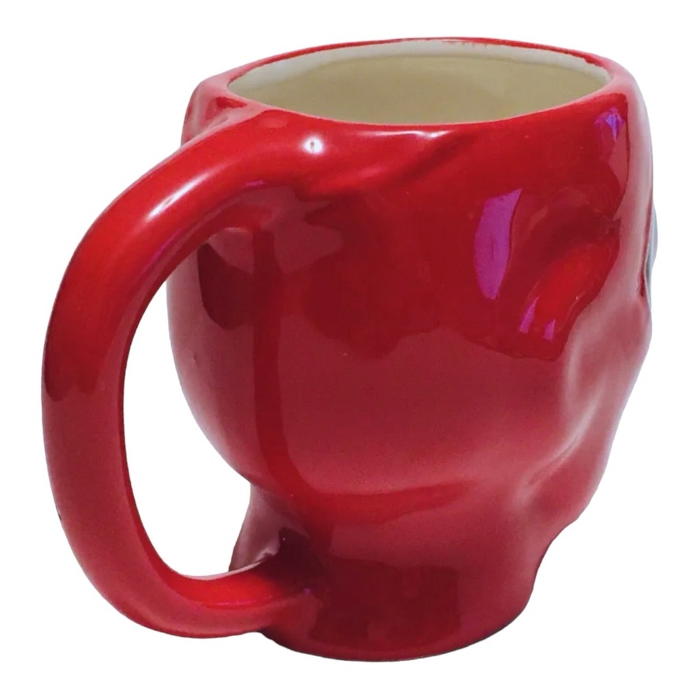 Deadpool Head Ceramic Coffee Mug - Marvel 3D Sculpted 4 1/8" high - Picture 4 of 8